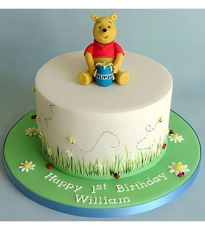 Pooh's Hunny Pot Cake