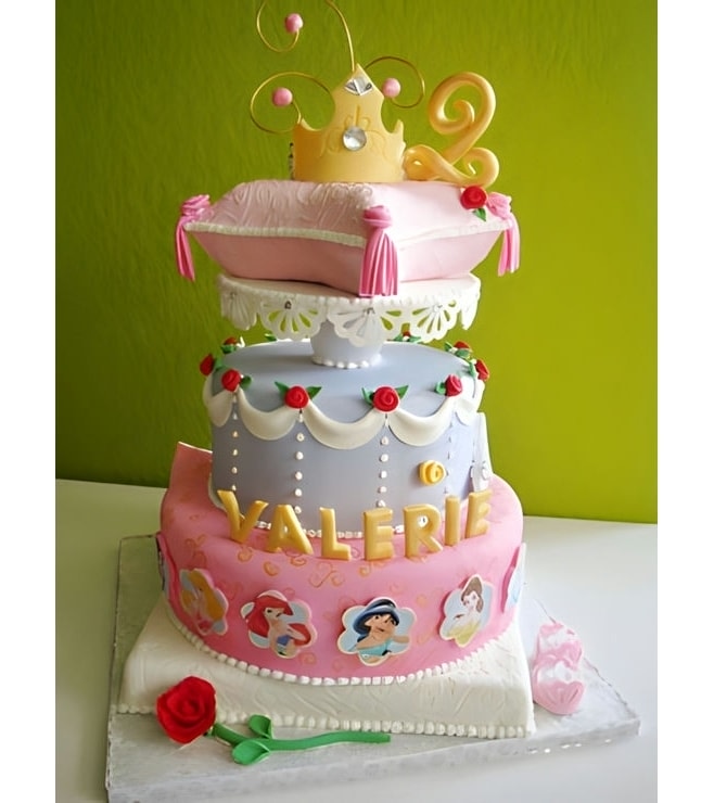 Royal Disney Princess Circle Tiered Cake, Cinderella Cakes