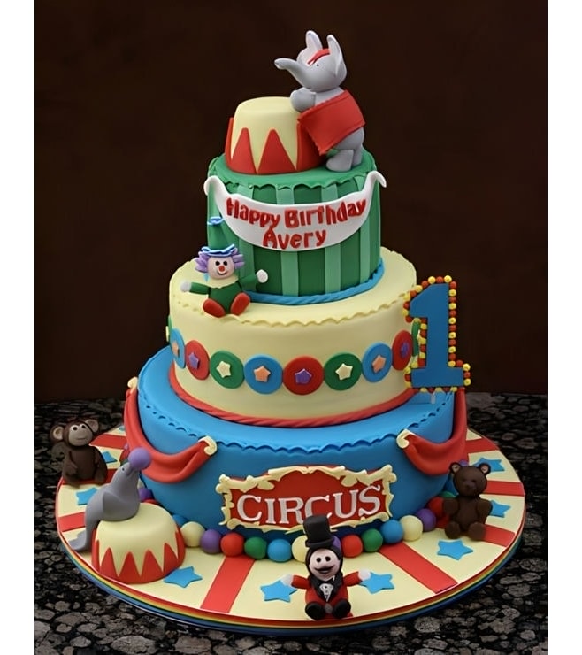 Star Performers Circus Cake, Circus Cakes