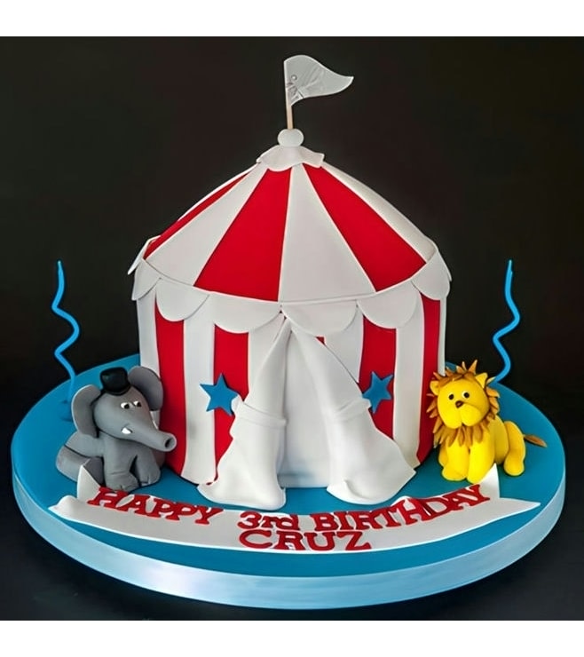 Circus Tent Cake, Circus Cakes