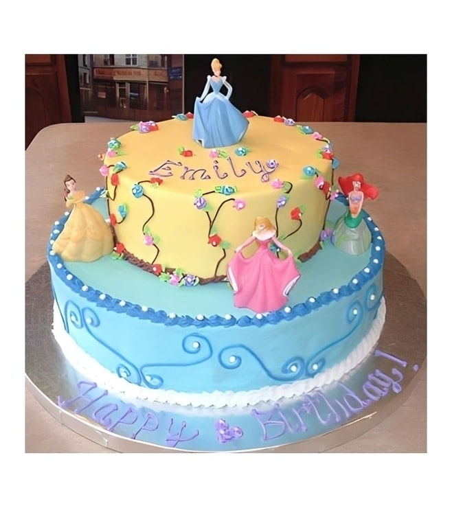 Magical Princesses Tiered Cake