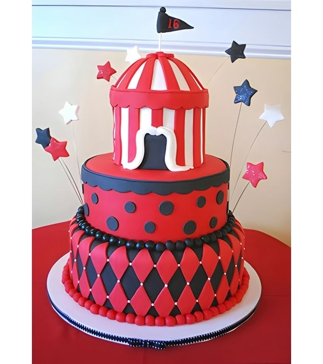 Circus Tent Cake 2, Circus Cakes