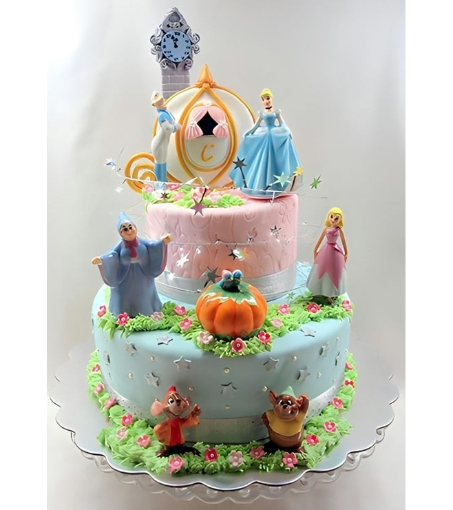 Happily Ever After Tiered Cinderella Cake, Cinderella Cakes