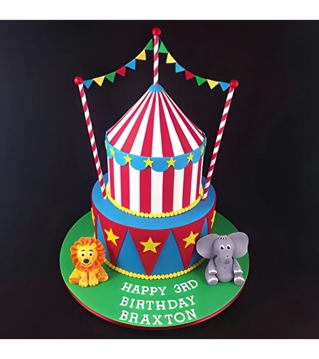 Circus Tent Cake 3, Circus Cakes