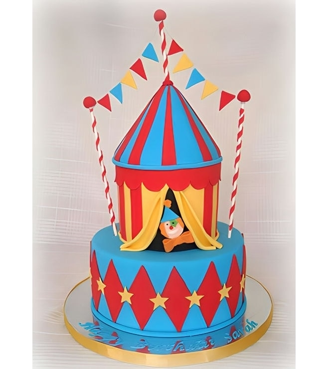 Circus Tent Cake 4, Circus Cakes