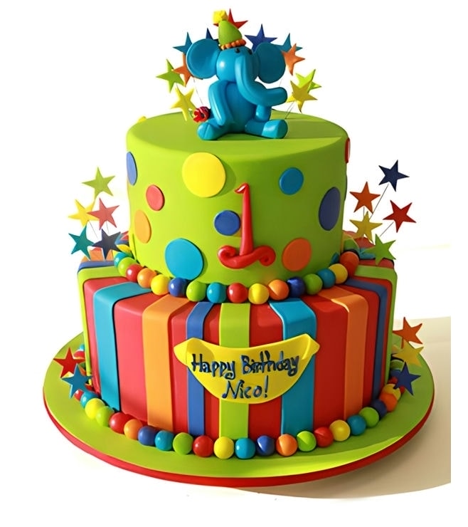 All Star Elephant Cake, Circus Cakes