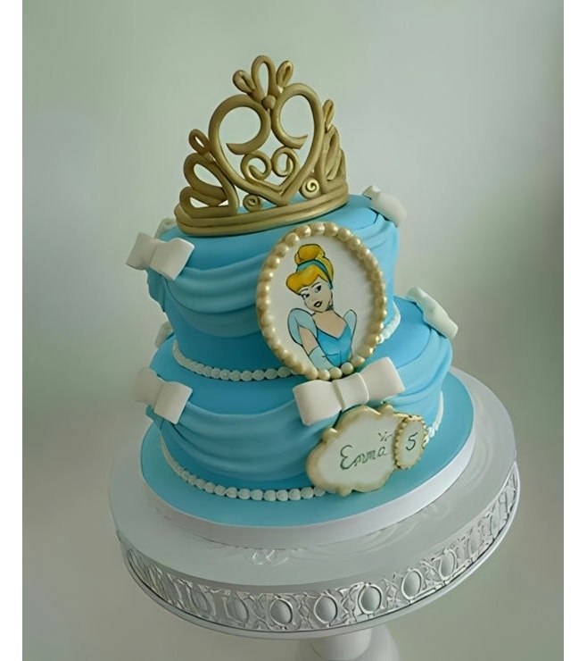 Princess Cinderella's Tiara Tiered Cake, Cinderella Cakes