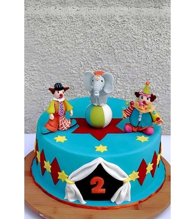 Impressive Stunts Circus Cake