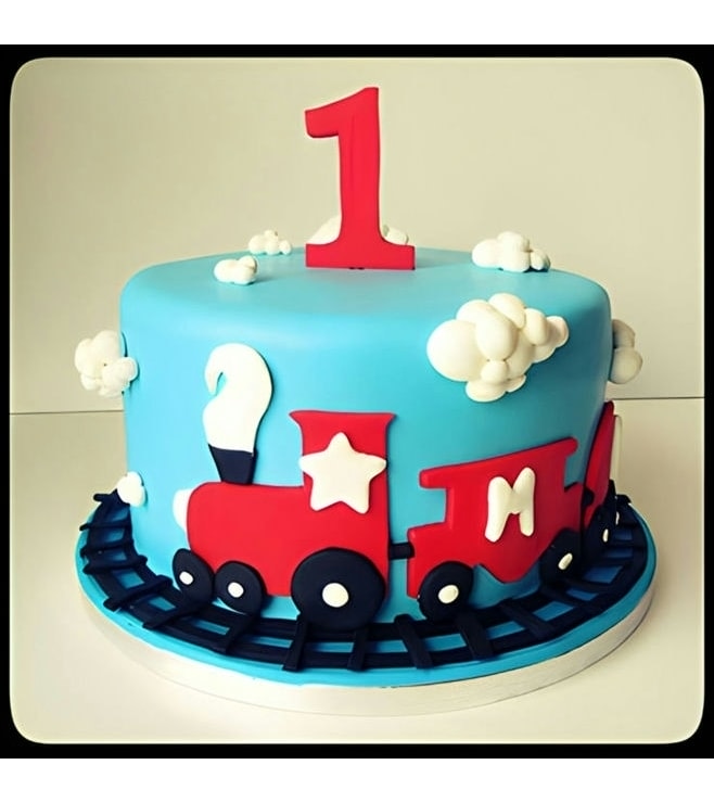 Jolly Steam Engine Train Cake, Train Cakes