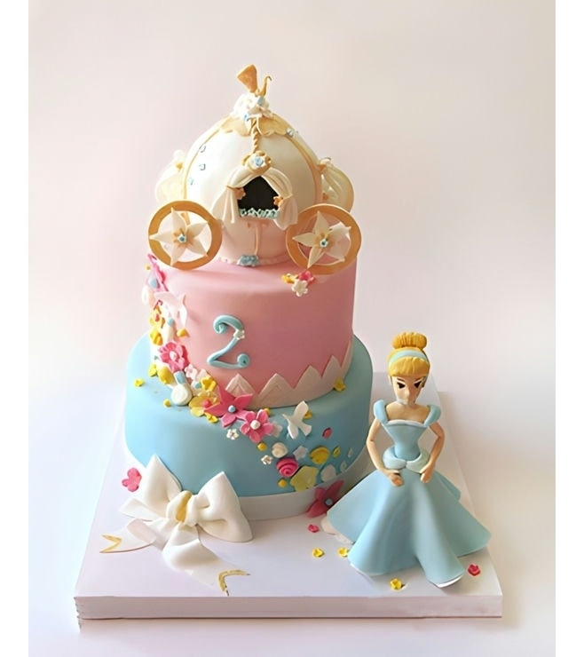 Cinderella's Once Upon a Dream Tiered Cake, Cinderella Cakes