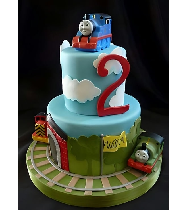 Thomas & Friends Tiered Cake, Train Cakes