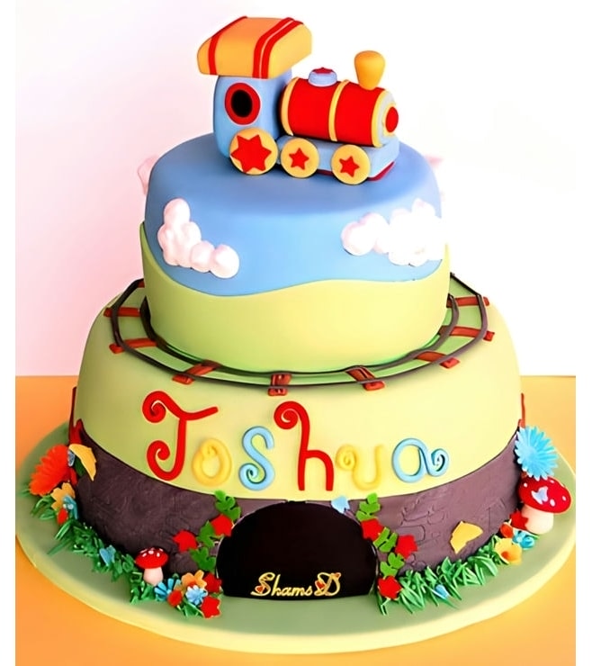 Choo Choo Tiered Cake, Train Cakes