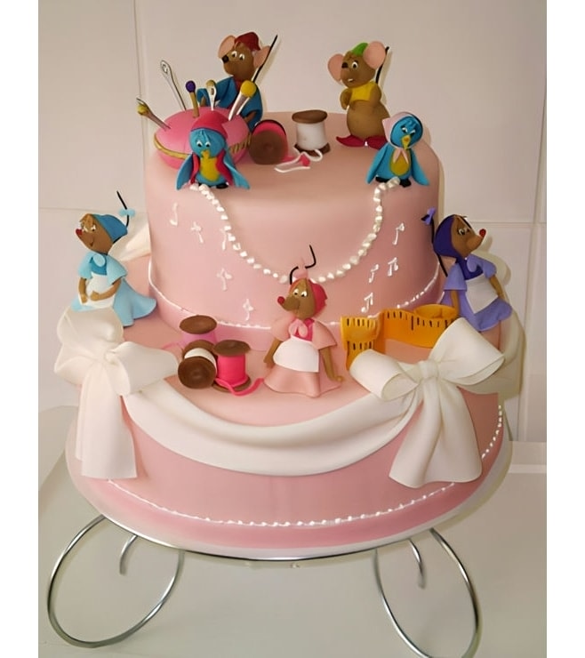 Cinderella's Seamstresses Tiered Cake