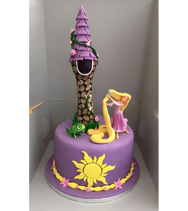 Rapunzel's Sunny Day Cake