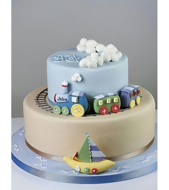 By Land & By Sea Birthday Cake
