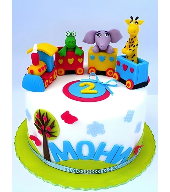 Animal Train Cake 2, Train Cakes