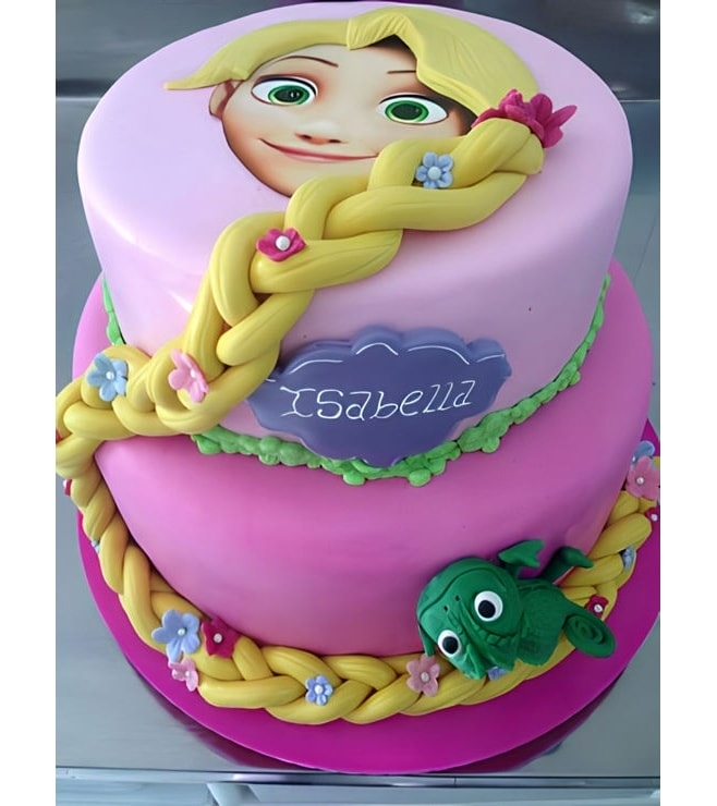 Rapunzel's Magical Braids Tiered Cake, Rapunzel Cakes