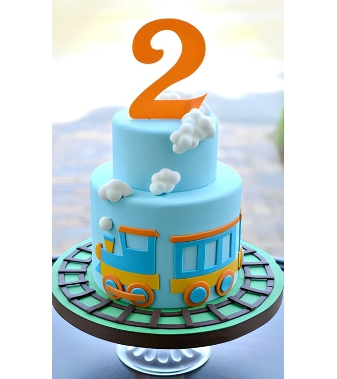 Choo Choo Tiered Cake 2