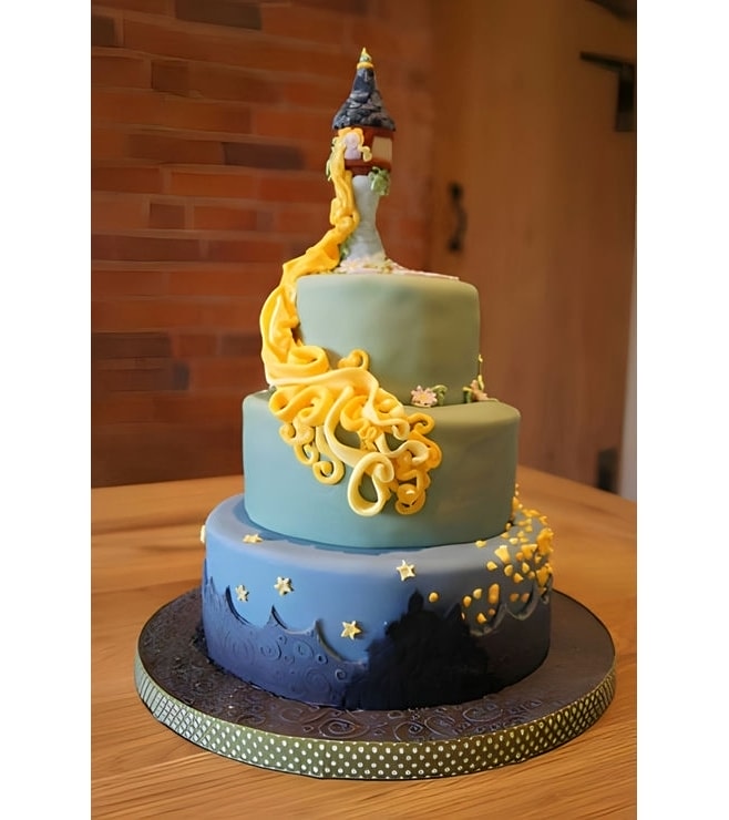 Rapunzel's Dreams Tiered Cake, Rapunzel Cakes