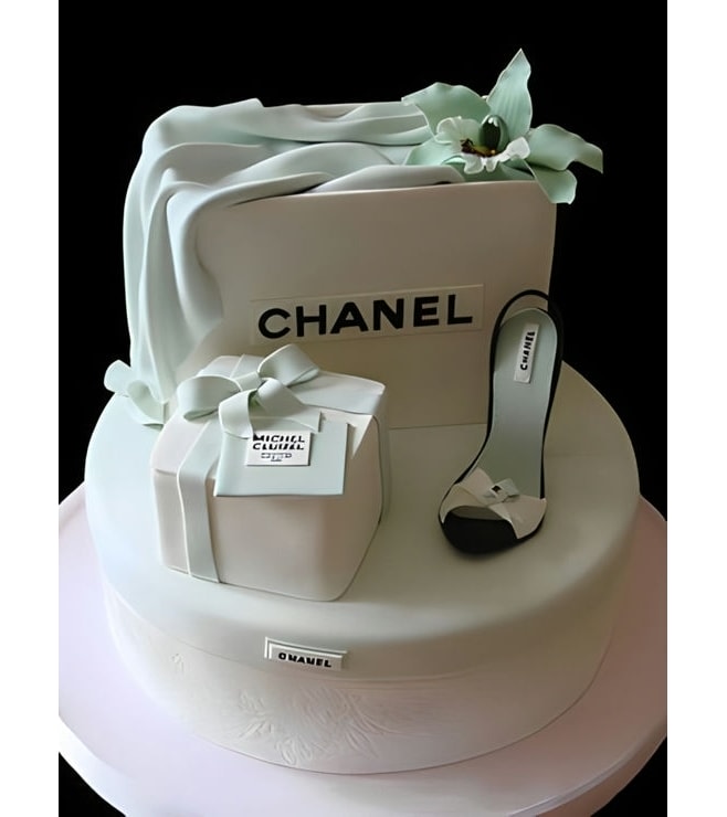 Chanel Shoe Shopping Cake, Chanel Cakes