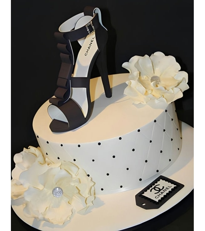 Keep Your Heels High Chanel Cake