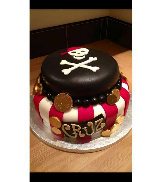 Treasure Hunt Pirate Cake