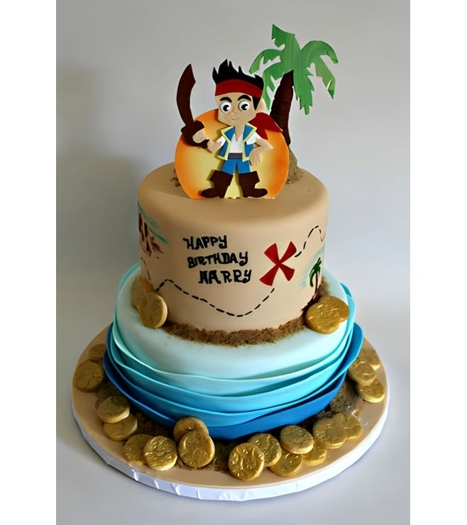 Jake the Pirate Treasure Cake