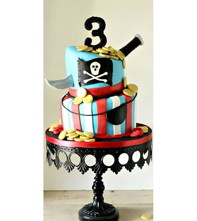 Yo Ho! A Pirates Life for Me Cake, Pirate Cakes