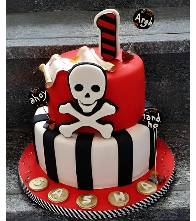 Little Pirate Birthday Cake