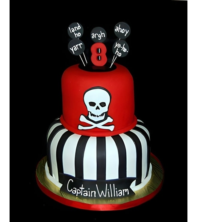 Ay Captain! Pirate Cake