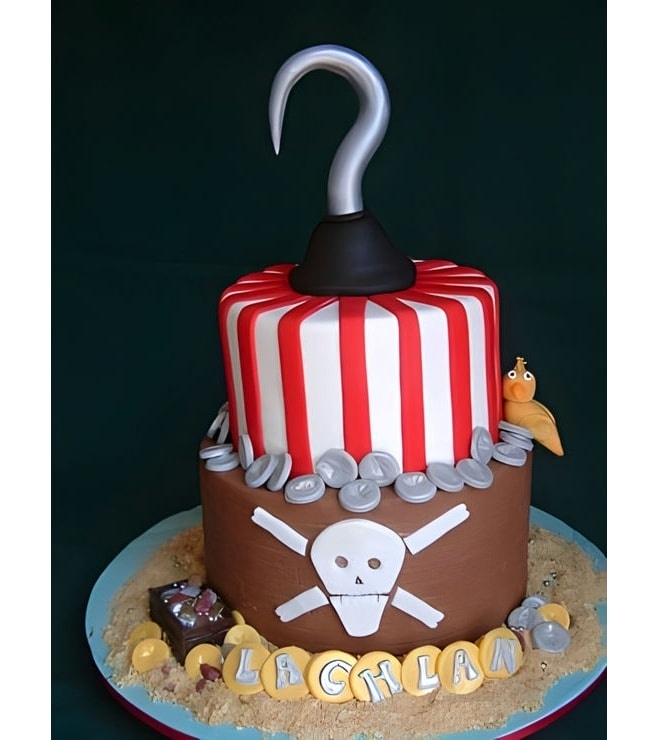 Captain Hook Cake, Pirate Cakes