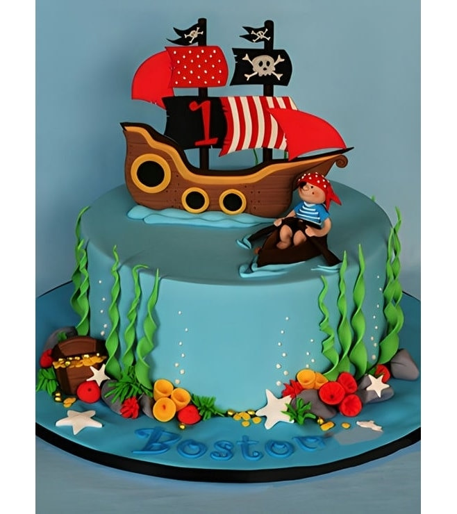 Deep Sea Pirate Cake, Pirate Cakes