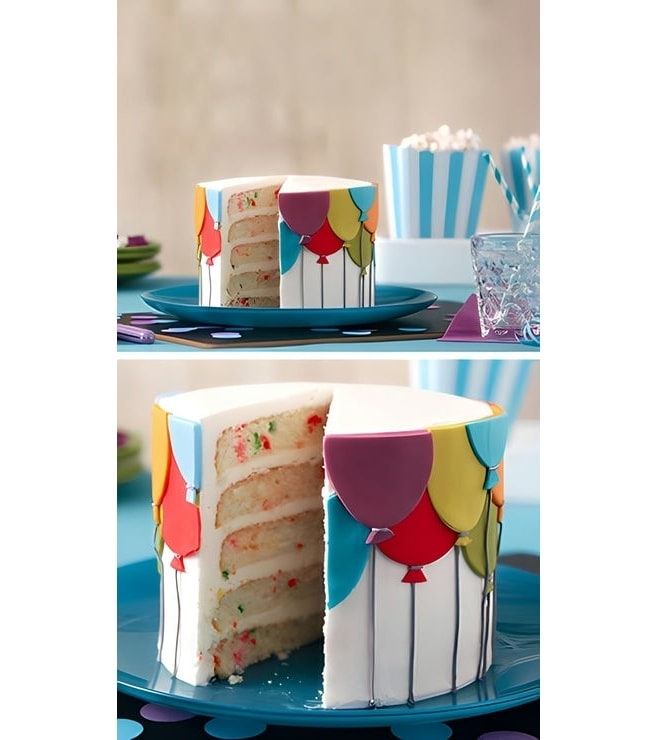 Birthday Balloon Cake, Cakes for Kids