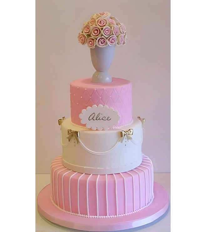 Plush & Pink Centrepiece Cake, Cakes for Kids