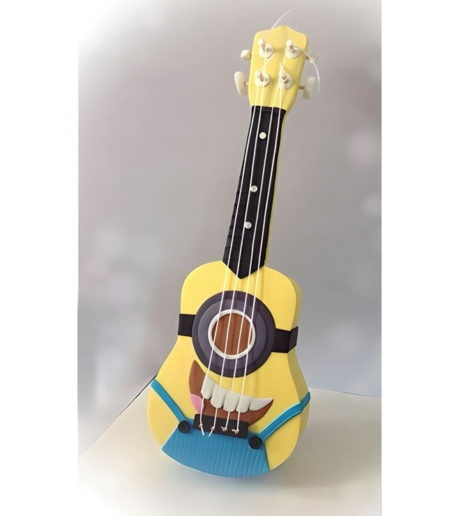 Minion Ukulele Cake, Birthday Cakes