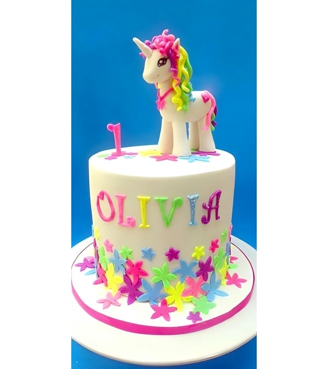 Rainbows & Stars MLP Cake, Cakes for Kids