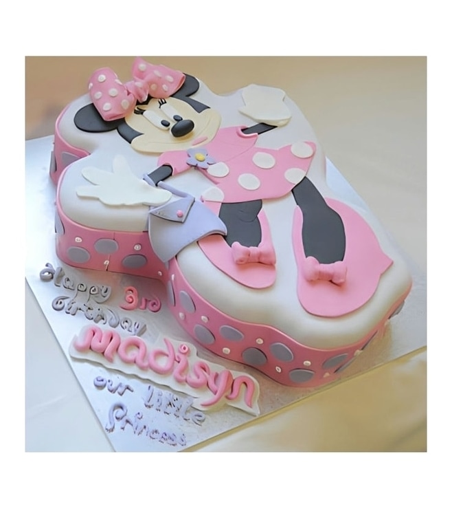 Fondant Minnie Mouse Cake, Cakes for Kids