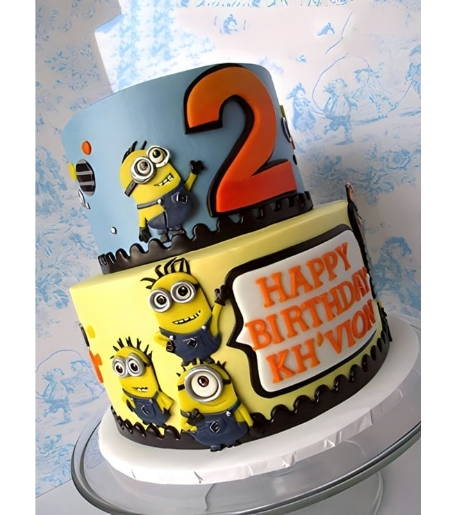 Minion Mischief Birthday Cake, Cakes for Kids