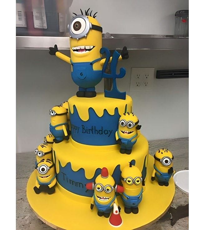 Awesome Carl & Minions Cake, Cakes for Kids