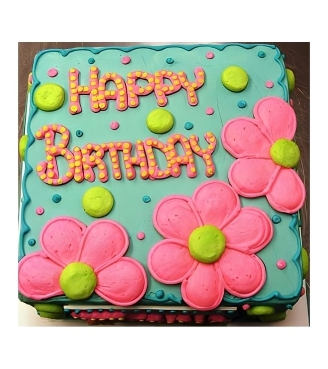 Spectacular Petals Birthday Cake, Birthday Cakes