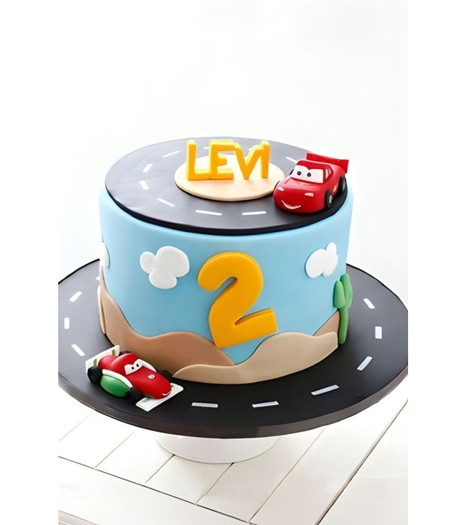 Lightning & Francesco Racing Cake