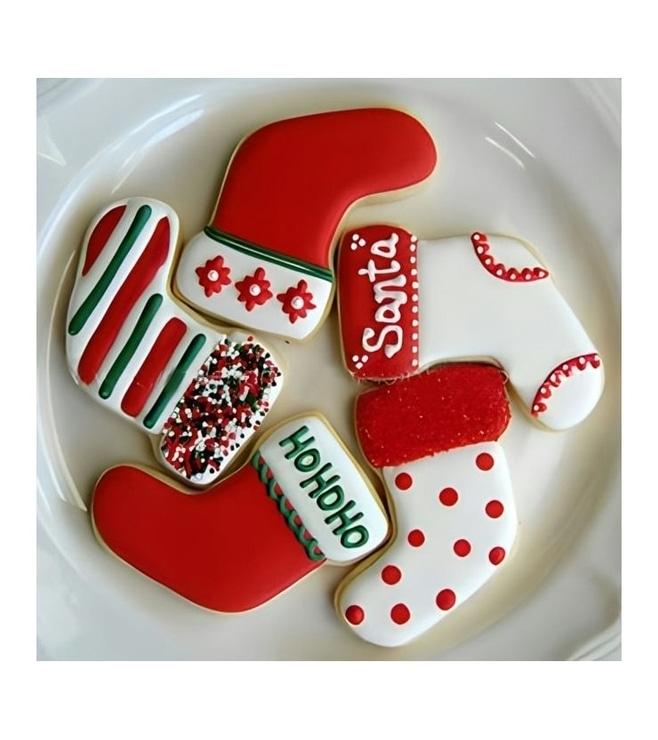 Christmas Stocking Cookies