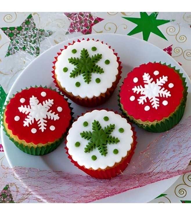 Snowflakes Dozen (12) Cupcakes