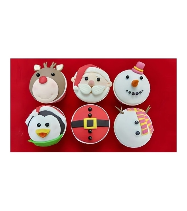 Santa's Friends Dozen (12) CupCakes