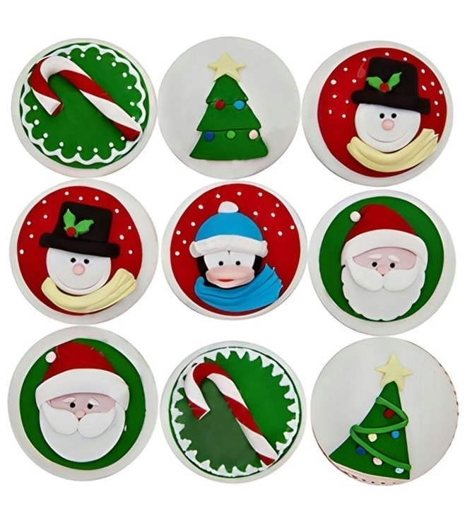 Marvelous Christmas Half Dozen Cupcakes