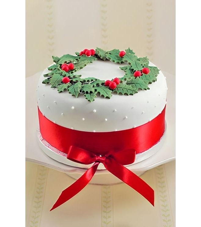 Royal Christmas Wreath Cake, Christmas Cakes