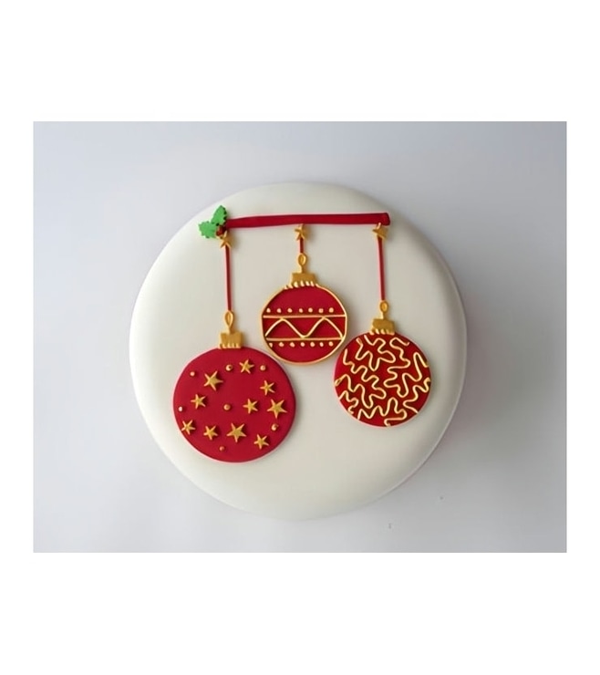 Christmas Baubles Cake, Occasion Cakes