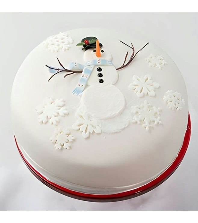 Snowman Christmas Cake