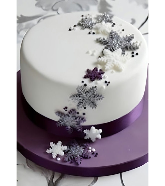 Unique Snowflakes Cake