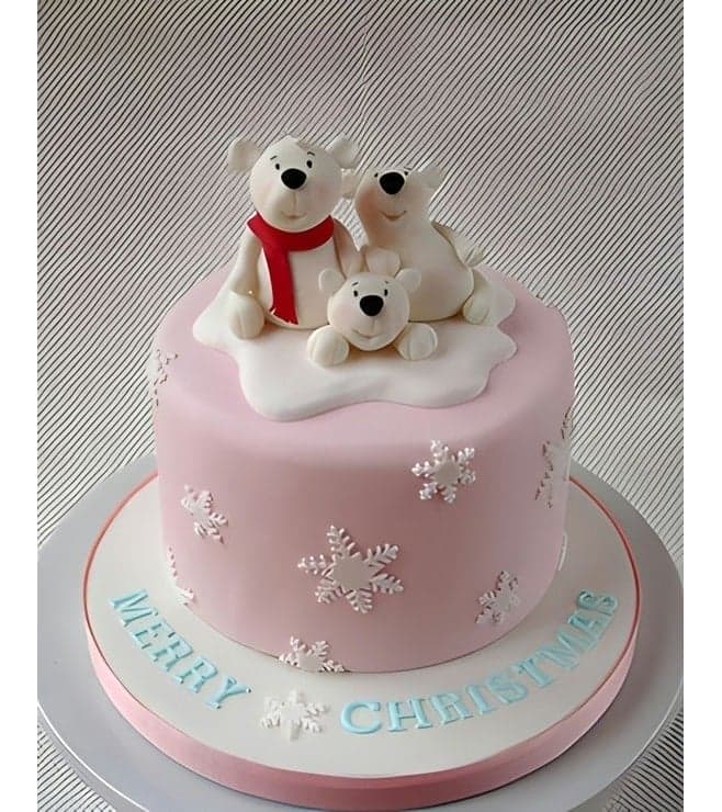 Polar Bear Christmas Cake